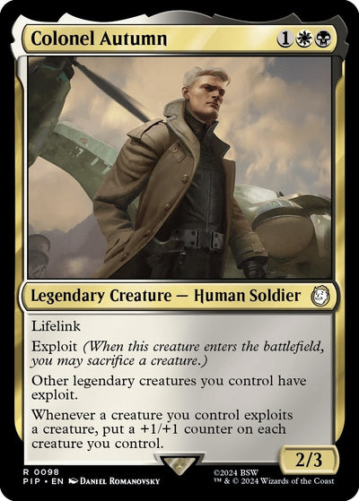Image for Colonel Autumn (Universes Beyond: Fallout) (98) - Magic: The Gathering