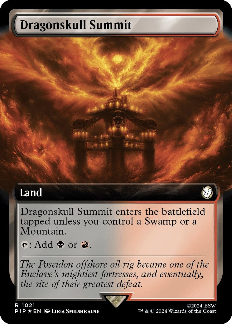 Dragonskull Summit (Extended Art) (Surge Foil) (Universes Beyond: Fallout) (1021)