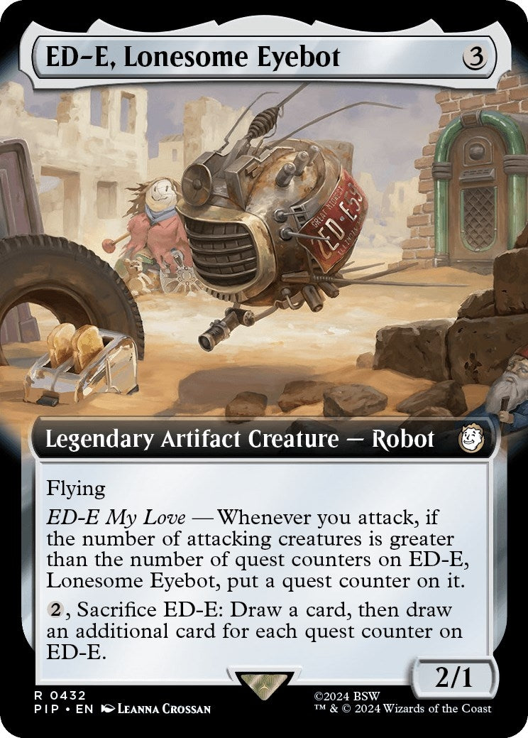 ED-E, Lonesome Eyebot (Extended Art) (Universes Beyond: Fallout) (432)