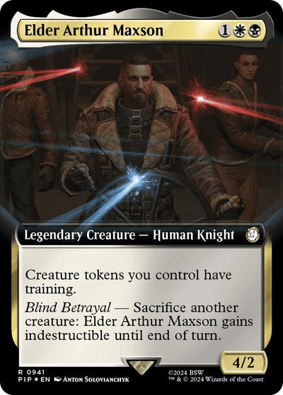 Elder Arthur Maxson (Extended Art) (Surge Foil) (Universes Beyond: Fallout) (941)