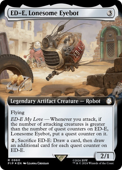 ED-E, Lonesome Eyebot (Extended Art) (Surge Foil) (Universes Beyond: Fallout) (960)