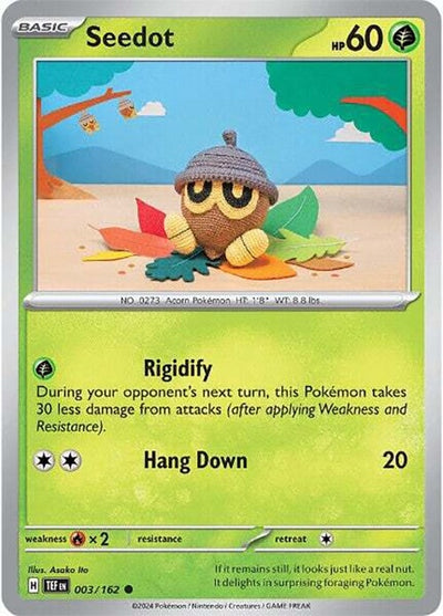 Image for Seedot (SV05: Temporal Forces) (003/162) - Pokemon