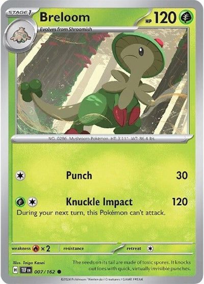 Image for Breloom (SV05: Temporal Forces) (007/162) - Pokemon