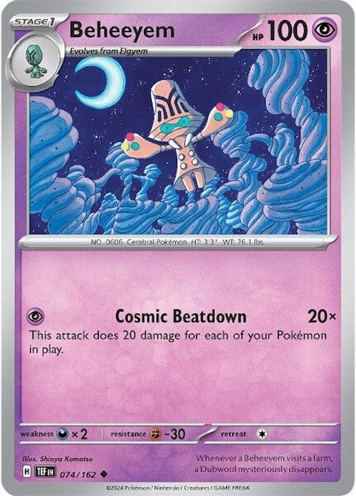Image for Beheeyem (SV05: Temporal Forces) (074/162) - Pokemon