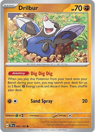 Image for Drilbur (SV05: Temporal Forces) (085/162) - Pokemon