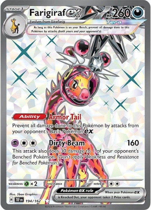 Image for Farigiraf ex (SV05: Temporal Forces) (194/162) - Pokemon