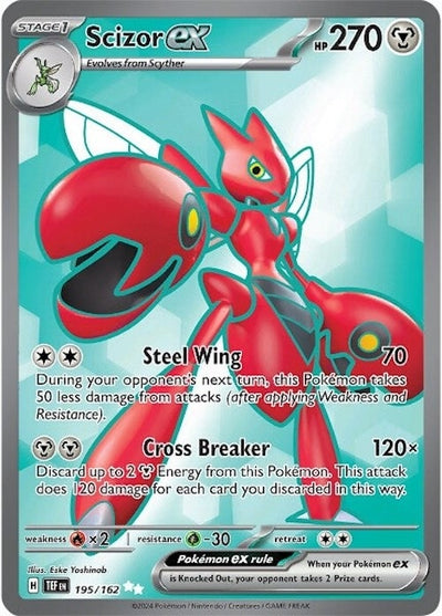 Image for Scizor ex (SV05: Temporal Forces) (195/162) - Pokemon