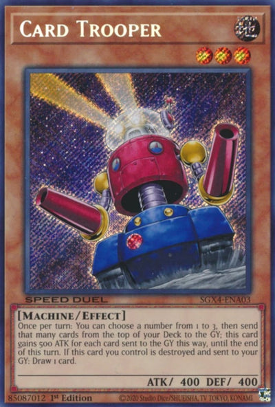 Image for Card Trooper (Secret Rare) (Speed Duel GX: Midterm Destruction) (SGX4-ENA03) - YuGiOh
