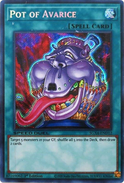 Image for Pot of Avarice (Secret Rare) (Speed Duel GX: Midterm Destruction) (SGX4-END12) - YuGiOh