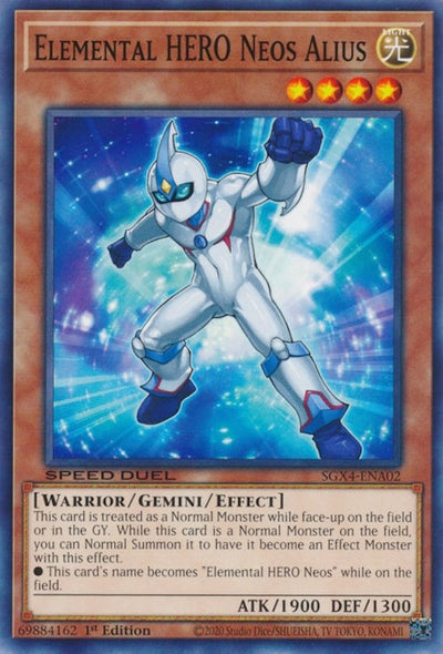 Image for Elemental HERO Neos Alius (Speed Duel GX: Midterm Destruction) (SGX4-ENA02) - YuGiOh