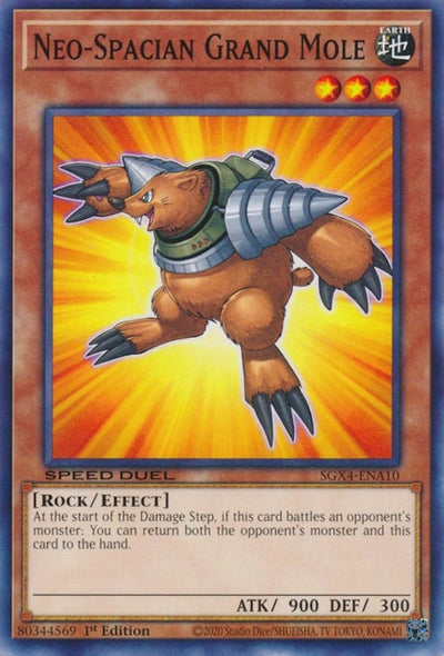 Image for Neo-Spacian Grand Mole (Speed Duel GX: Midterm Destruction) (SGX4-ENA10) - YuGiOh