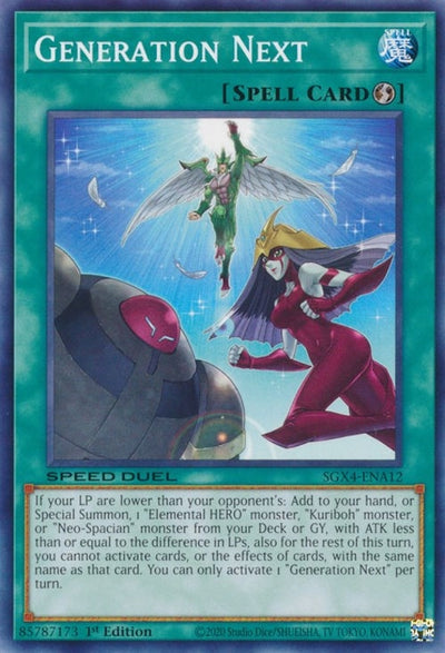 Image for Generation Next (Speed Duel GX: Midterm Destruction) (SGX4-ENA12) - YuGiOh