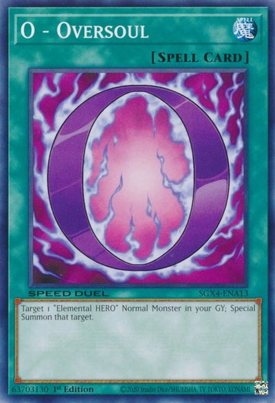 Image for O - Oversoul (Speed Duel GX: Midterm Destruction) (SGX4-ENA13) - YuGiOh