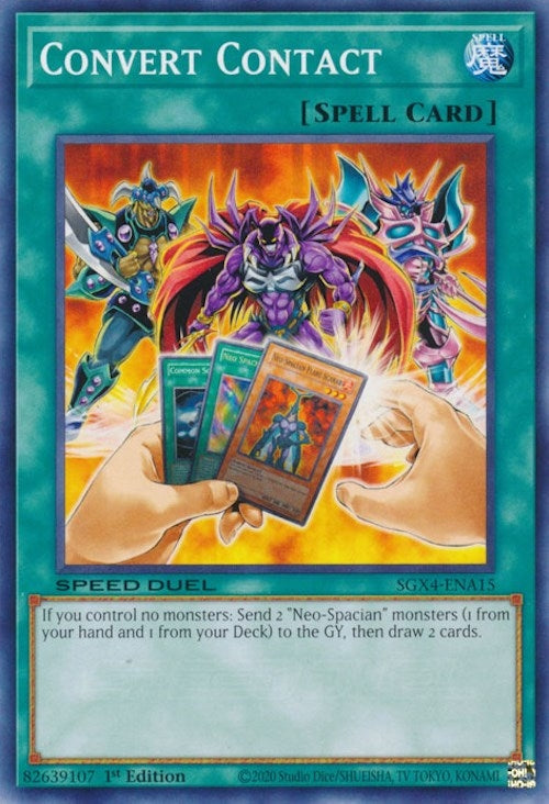 Image for Convert Contact (Speed Duel GX: Midterm Destruction) (SGX4-ENA15) - YuGiOh