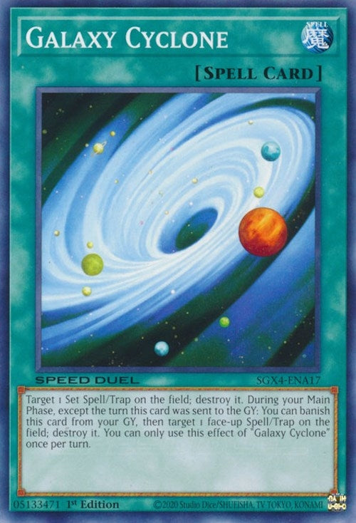 Image for Galaxy Cyclone (Speed Duel GX: Midterm Destruction) (SGX4-ENA17) - YuGiOh