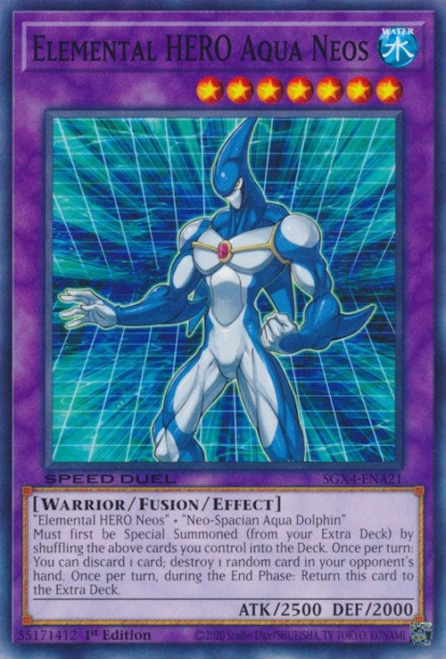 Image for Elemental HERO Aqua Neos (Speed Duel GX: Midterm Destruction) (SGX4-ENA21) - YuGiOh
