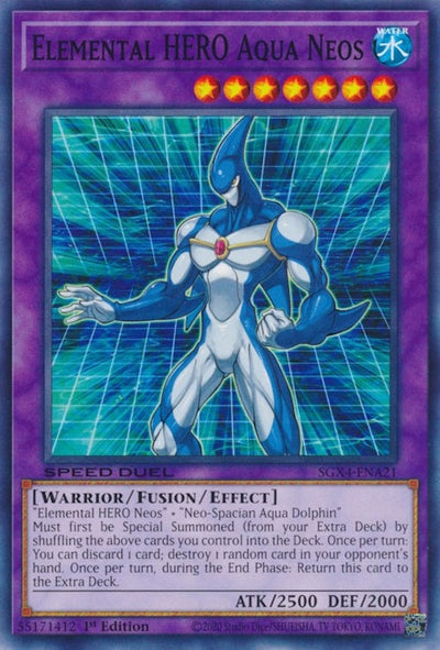 Image for Elemental HERO Aqua Neos (Speed Duel GX: Midterm Destruction) (SGX4-ENA21) - YuGiOh