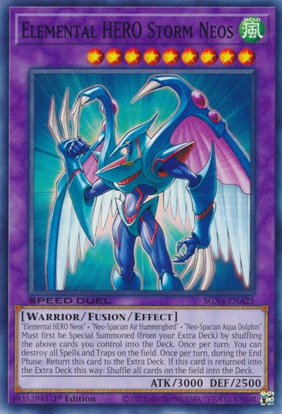 Image for Elemental HERO Storm Neos (Speed Duel GX: Midterm Destruction) (SGX4-ENA25) - YuGiOh
