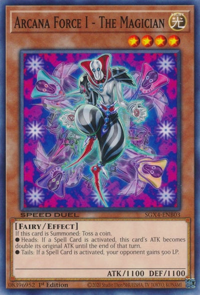 Image for Arcana Force I - The Magician (Speed Duel GX: Midterm Destruction) (SGX4-ENB03) - YuGiOh