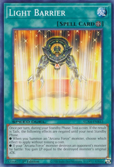 Image for Light Barrier (Speed Duel GX: Midterm Destruction) (SGX4-ENB12) - YuGiOh