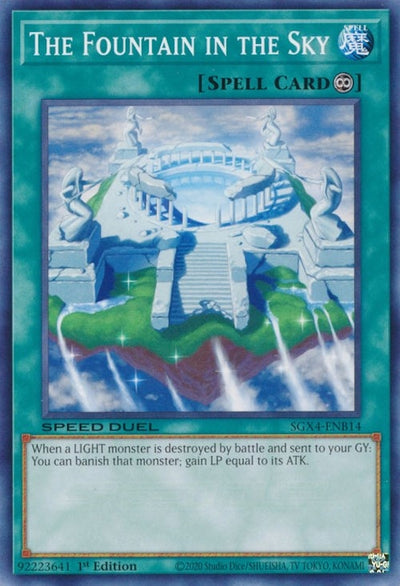 Image for The Fountain in the Sky (Speed Duel GX: Midterm Destruction) (SGX4-ENB14) - YuGiOh