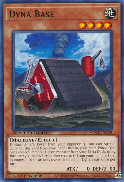 Image for Dyna Base (Speed Duel GX: Midterm Destruction) (SGX4-ENC09) - YuGiOh