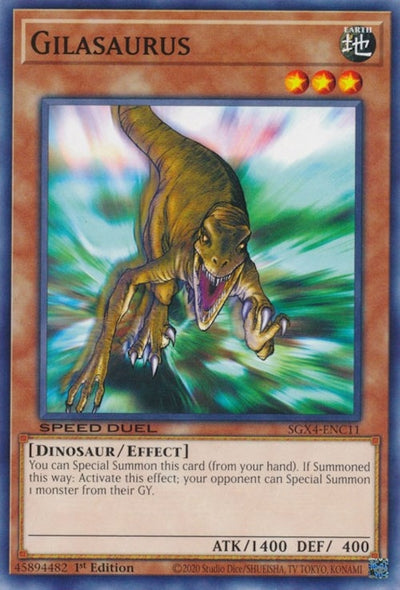 Image for Gilasaurus (Speed Duel GX: Midterm Destruction) (SGX4-ENC11) - YuGiOh