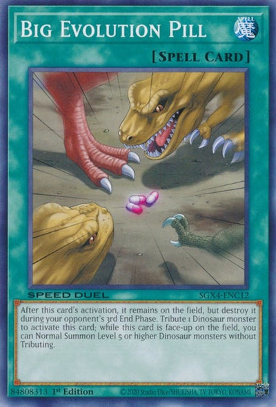 Image for Big Evolution Pill (Speed Duel GX: Midterm Destruction) (SGX4-ENC12) - YuGiOh