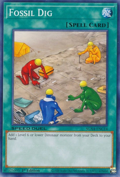 Image for Fossil Dig (Speed Duel GX: Midterm Destruction) (SGX4-ENC14) - YuGiOh