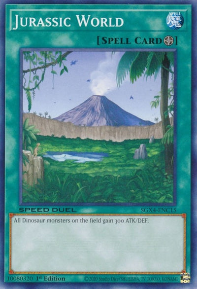 Image for Jurassic World (Speed Duel GX: Midterm Destruction) (SGX4-ENC15) - YuGiOh