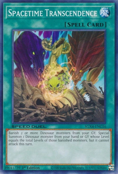 Image for Spacetime Transcendence (Speed Duel GX: Midterm Destruction) (SGX4-ENC16) - YuGiOh