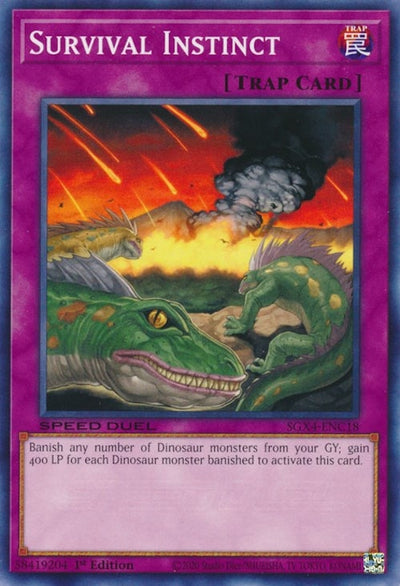 Image for Survival Instinct (Speed Duel GX: Midterm Destruction) (SGX4-ENC18) - YuGiOh