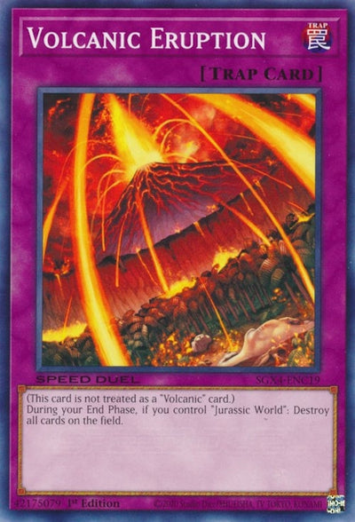Image for Volcanic Eruption (Speed Duel GX: Midterm Destruction) (SGX4-ENC19) - YuGiOh