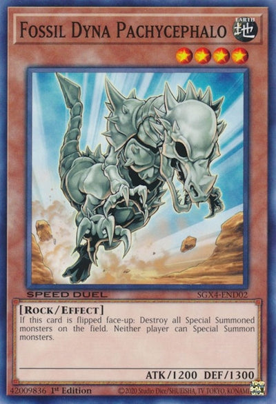 Image for Fossil Dyna Pachycephalo (Speed Duel GX: Midterm Destruction) (SGX4-END02) - YuGiOh