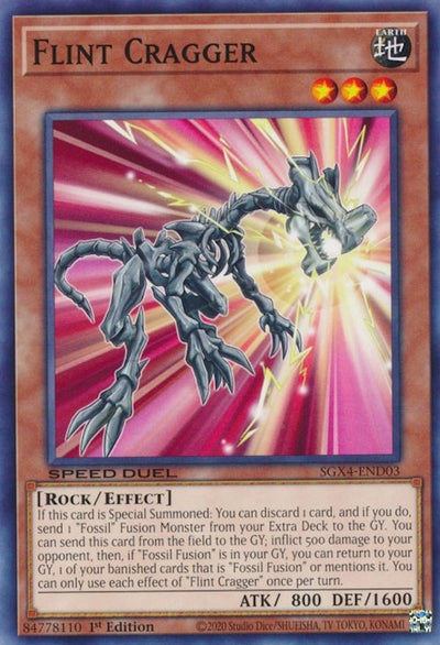 Image for Flint Cragger (Speed Duel GX: Midterm Destruction) (SGX4-END03) - YuGiOh