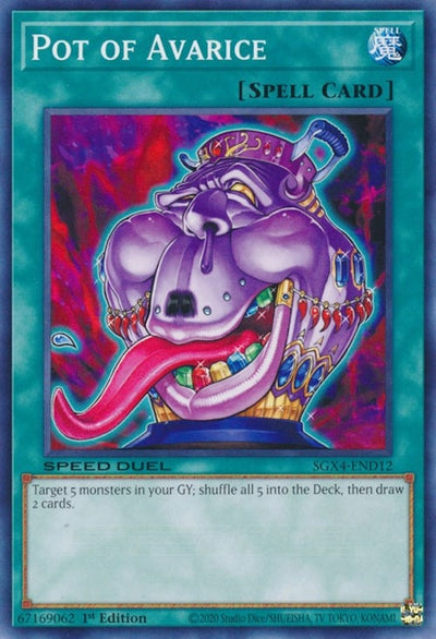Image for Pot of Avarice (Speed Duel GX: Midterm Destruction) (SGX4-END12) - YuGiOh