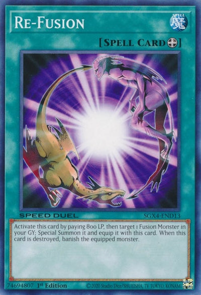 Image for Re-Fusion (Speed Duel GX: Midterm Destruction) (SGX4-END13) - YuGiOh