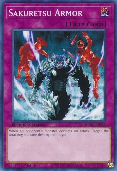 Image for Sakuretsu Armor (Speed Duel GX: Midterm Destruction) (SGX4-END16) - YuGiOh