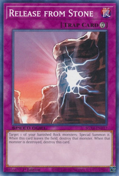 Image for Release from Stone (Speed Duel GX: Midterm Destruction) (SGX4-END17) - YuGiOh