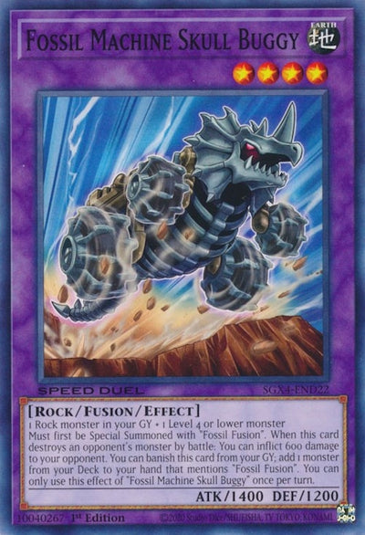 Image for Fossil Machine Skull Buggy (Speed Duel GX: Midterm Destruction) (SGX4-END22) - YuGiOh
