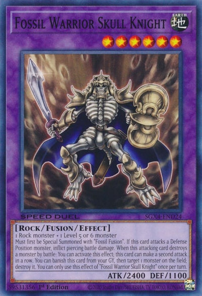 Image for Fossil Warrior Skull Knight (Speed Duel GX: Midterm Destruction) (SGX4-END24) - YuGiOh