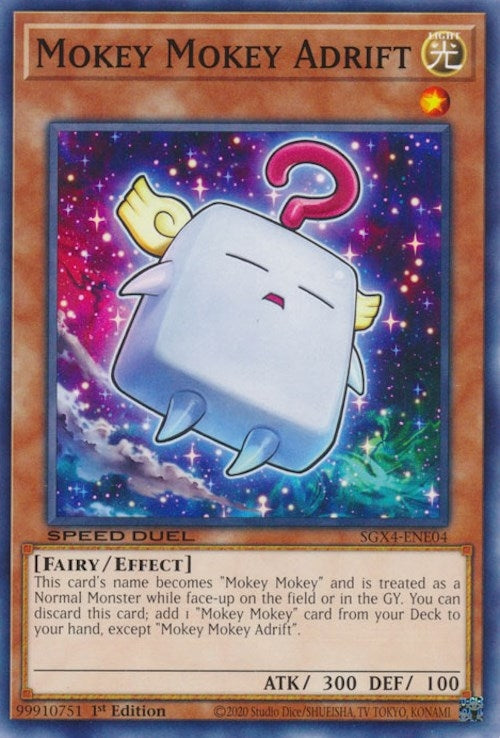 Image for Mokey Mokey Adrift (Speed Duel GX: Midterm Destruction) (SGX4-ENE04) - YuGiOh
