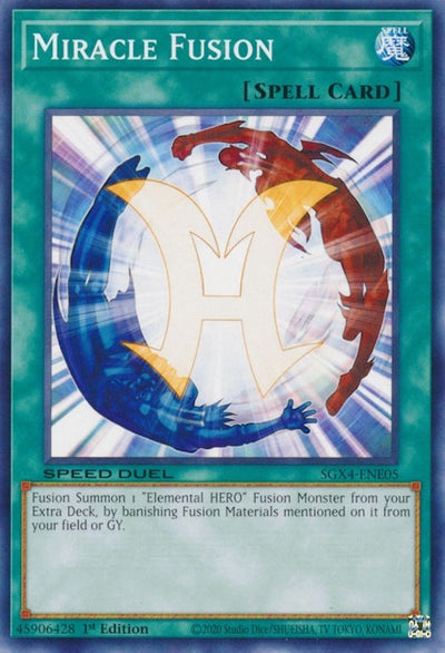 Image for Miracle Fusion (Speed Duel GX: Midterm Destruction) (SGX4-ENE05) - YuGiOh