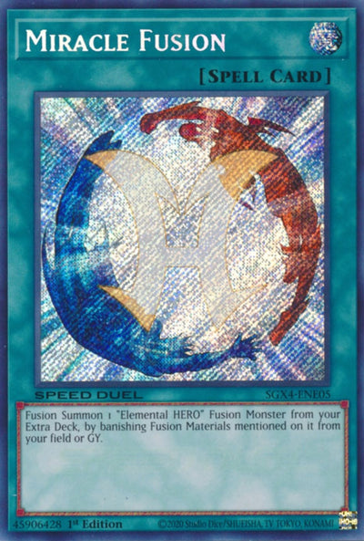 Image for Miracle Fusion (Secret Rare) (Speed Duel GX: Midterm Destruction) (SGX4-ENE05) - YuGiOh