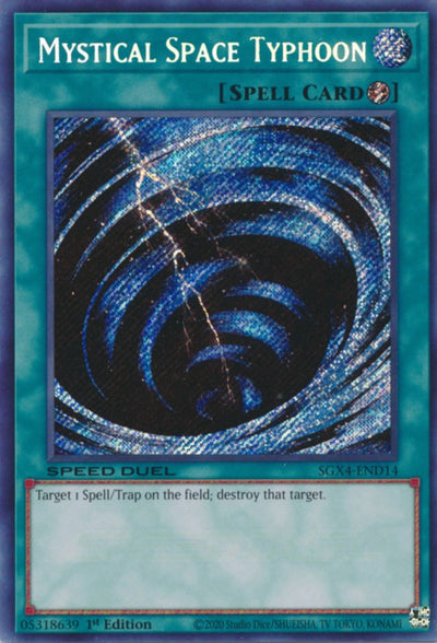Image for Mystical Space Typhoon (Secret Rare) (Speed Duel GX: Midterm Destruction) (SGX4-END14) - YuGiOh