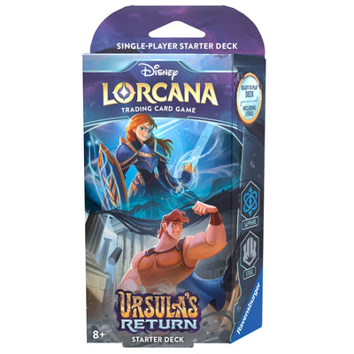 Image for Disney Lorcana: Ursula's Return Starter Deck (Sapphire & Steel) [Ursula's Return] - Disney Lorcana