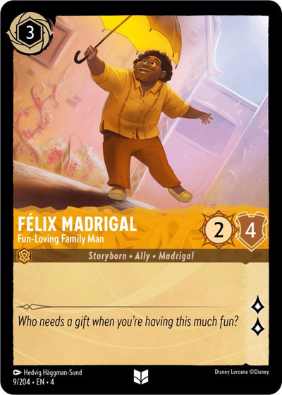 Image for Felix Madrigal - Fun-Loving Family Man (Ursula's Return) (9/204) - Disney Lorcana