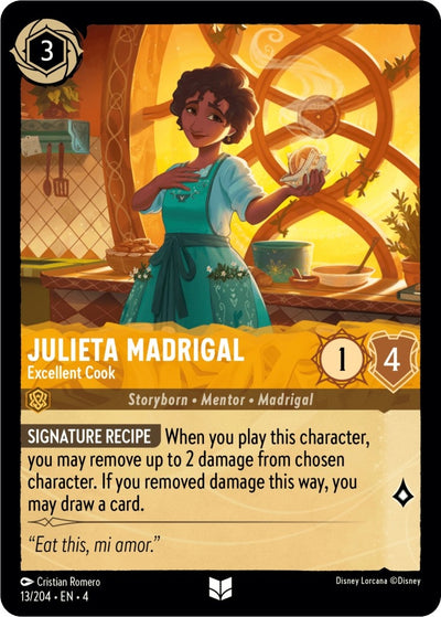 Image for Julieta Madrigal - Excellent Cook (Ursula's Return) (13/204) - Disney Lorcana