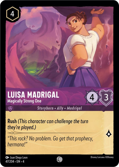 Image for Luisa Madrigal - Magically Strong One (Ursula's Return) (47/204) - Disney Lorcana