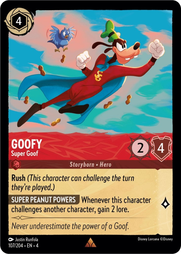 Image for Goofy - Super Goof (Ursula's Return) (107/204) - Disney Lorcana